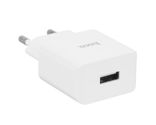 [Аксессуар] HOCO C106A/ Сетевое ЗУ/ 1 USB/ Выход: 10.5W/ White