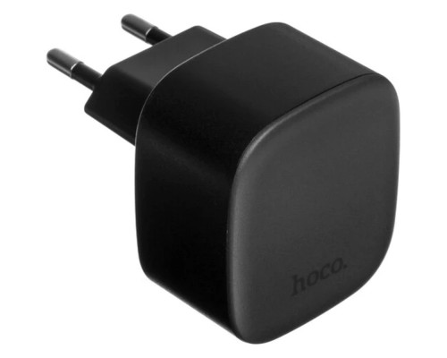 [Аксессуар] HOCO CS32A/ Сетевое ЗУ/PD + QC 3.0/ 2 USB: Type-C + Type-A/ Выход: 20W/ черный