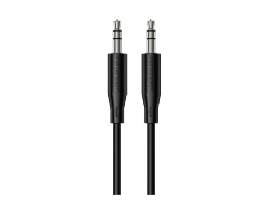 [кабели] BOROFONE BL26/ AUX аудио кабель/3.5 mm jack - 3.5 mm jack/ 1m/ черный