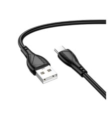 BOROFONE BX121/ USB кабель Type-C/ 1m/ 3A/ черный