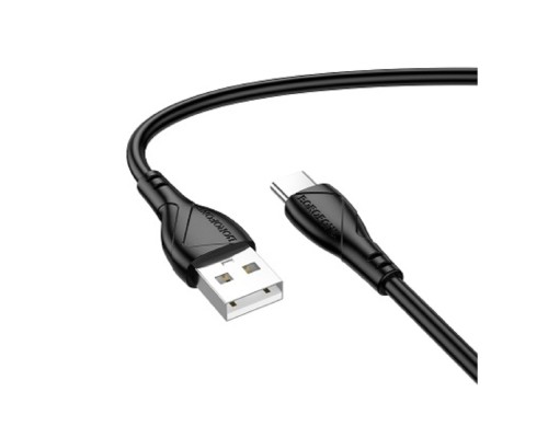 [кабели] BOROFONE BX121/ USB кабель Type-C/ 1m/ 3A/ черный