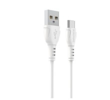 BOROFONE BX51/ USB кабель Type-C/ 1m/ 3A/ White