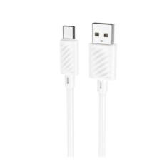 HOCO X88/ USB кабель Type-C/ 1m/ 3A/ White