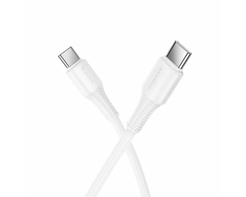 [кабели] HOCO X89/ PD кабель Type-C-Type-C/ 1m/ 60W/ белый