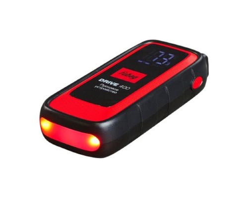 [Блоки автопатики, пусковые устроиства] FUBAG Пусковое устройство DRIVE 400 (ток запуска 400А емкость аккумулятора 8000 мАч, Габаритные размеры 190х85х40, вес 0.9 type C) [46672]