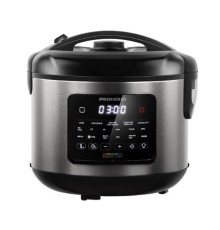 REDMOND MC128 Мультиварка, 500 Вт, 3 л, 14 программ, чёрный/ металлик