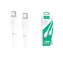 HOCO X93/ PD кабель Type-C-Type-C/ 1m/ 60W/ белый