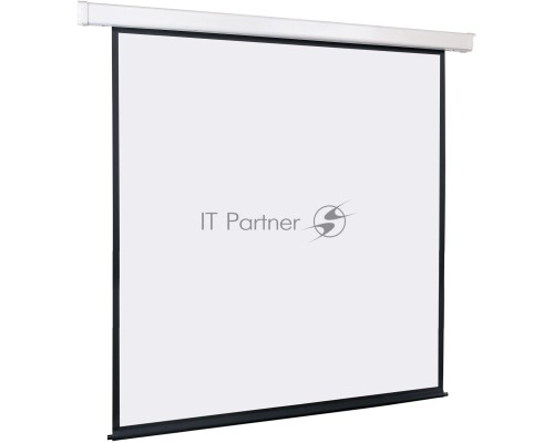 Экран [LMC-100105] с электроприводом Lumien Master Control 244x244 см Matte White FiberGlass черн. кайма по периметру    