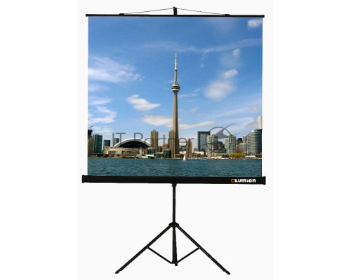 Экран на треноге Lumien 150x150см Eco View LEV-100101 1:1 напольный рулонный