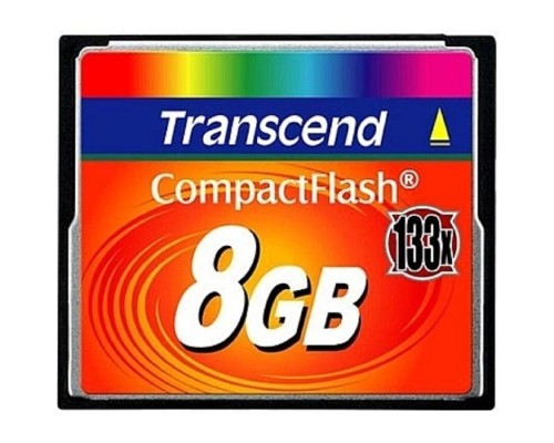 [Карта памяти ] Compact Flash 8Gb Transcend  (TS8GCF133) 133-x