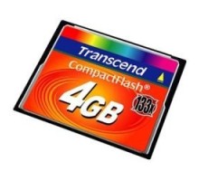 Compact Flash 4Gb Transcend  (TS4GCF133) 133-x