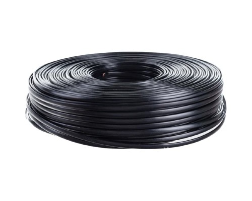 [Кабель] Gembird Кабель телефонный 100м (4-х жильный, 2 пары, плоский) черный