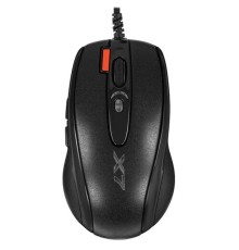 A-4Tech Мышь X(7)-710BK (черный) USB, 2000dpi, встр. память 16Кб, 1000ГЦ, 7 кнопок. [94397]