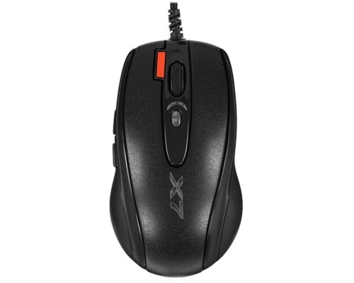 [Мышь] A-4Tech Мышь X(7)-710BK (черный) USB, 2000dpi, встр. память 16Кб, 1000ГЦ, 7 кнопок. [94397]