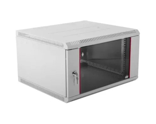 [Монтажное оборудование] ЦМО Шкаф телекоммуникационный настенный разборный 6U (600х350) дверь стекло (ШРН-Э-6.350) (1 коробка)