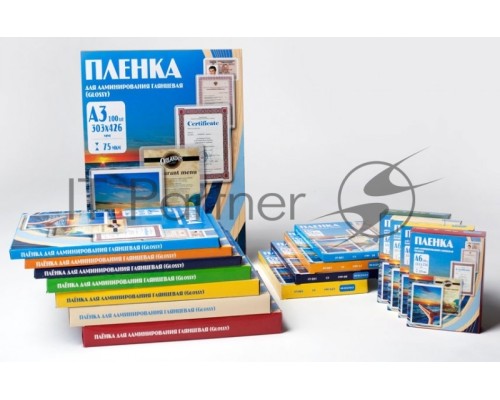 Пленка для ламинирования Office Kit, 250 мик, А5, 100 шт., глянцевая 154х216 (PLP12120-1)