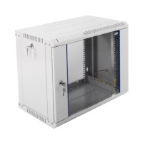 ЦМО Шкаф телекоммуникационный настенный разборный 9U (600х350) дверь стекло (ШРН-Э-9.350) (1 коробка)