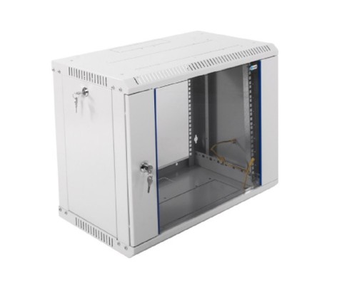 [Монтажное оборудование] ЦМО Шкаф телекоммуникационный настенный разборный 9U (600х350) дверь стекло (ШРН-Э-9.350) (1 коробка)
