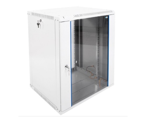 [Монтажное оборудование] ЦМО Шкаф телекоммуникационный настенный разборный 15U (600х520) дверь стекло (ШРН-Э-15.500) (1 коробка)