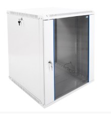 ЦМО Шкаф телекоммуникационный настенный разборный 15U (600х650) дверь стекло (ШРН-Э-15.650) (1 коробка)