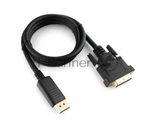 Кабель DisplayPort-DVI Gembird/Cablexpert  1м, 20M/19M, черный, экран, пакет(CC-DPM-DVIM-1M)