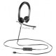 Наушники с микрофоном Logitech H650E черный 1.1м