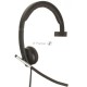Наушники с микрофоном Logitech H650E черный 1.1м