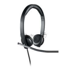 Наушники с микрофоном Logitech H650E черный 1.1м