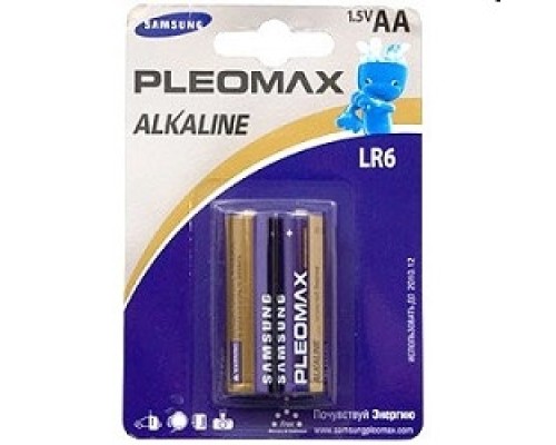 [Батарейка] SAMSUNG PLEOMAX LR6-2BL (2шт. в уп-ке) алкалиновые