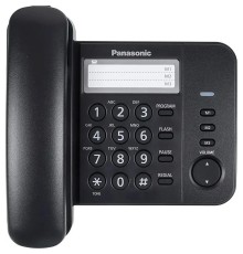 Panasonic KX-TS2352RUB (черный) {индикатор вызова,порт для доп. телеф. оборуд.,4 уровня громкости звонка}