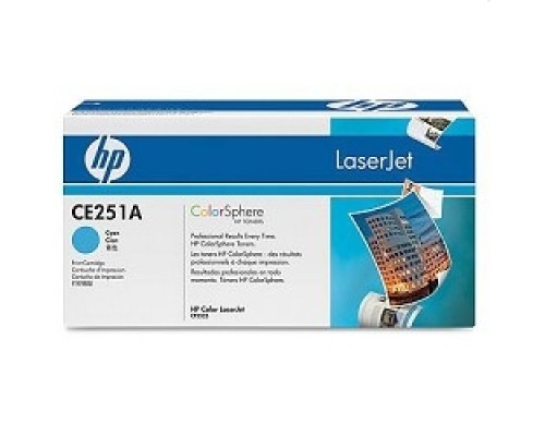 [Расходные материалы] HP CE251A Картридж ,Cyan{CLJ CM3530/CP3525, Cyan, (7000стр.)}