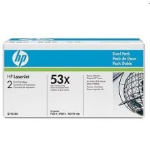 HP Q7553XD Картридж, Black{LaserJet P2015, Black, 2-pack, (2 x 7000стр.)}