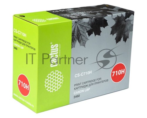 Картридж лазерный Cactus CS-C710H чёрный (12000 стр.) для Canon LBP3460