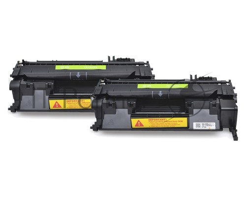 Картридж лазерный Cactus CS-CE505XD черный (2*6500 стр.) для HP LJ2055