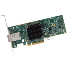 Контроллер LSI SAS9300-8E (PCI-E 3.0 x8, LP, EXTERNAL) SGL SAS12G, 8port (2*extSFF8644), Каб.отдельно