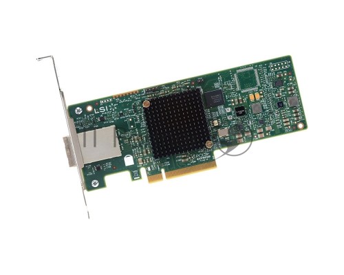 Контроллер LSI SAS9300-8E (PCI-E 3.0 x8, LP, EXTERNAL) SGL SAS12G, 8port (2*extSFF8644), Каб.отдельно