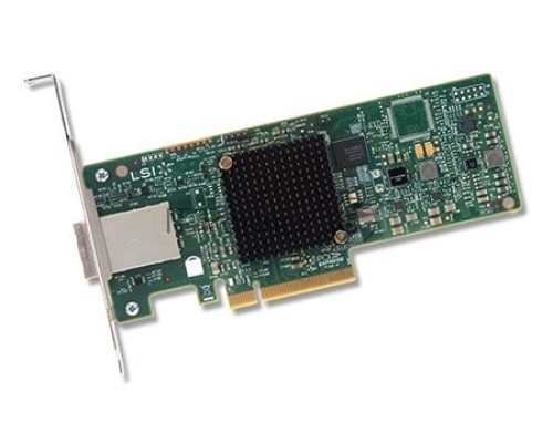 Контроллер LSI SAS9300-8E (PCI-E 3.0 x8, LP, EXTERNAL) SGL SAS12G, 8port (2*extSFF8644), Каб.отдельно