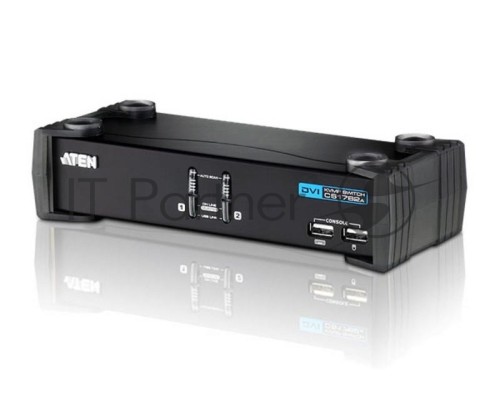 Переключатель электронный CUBIQ 2 PORT USB 2.0 DVI KVMP SWITCH