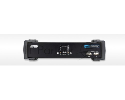 Переключатель электронный CUBIQ 2 PORT USB 2.0 DVI KVMP SWITCH