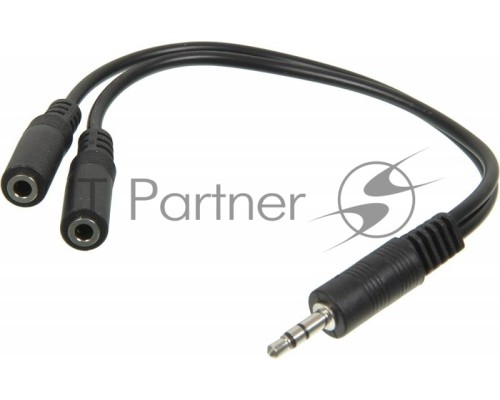 Адаптер аудио Ningbo 2xJack 3.5 (f)/Jack 3.5 (m) 0.1м. (JAAC170)     