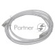 Кабель Patch cord Lanmaster TWT-45-45-3.0/S-GY 3м