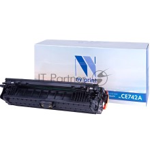 Картридж NV Print совместимый HP CE742A Yellow для LJ Color CP5220 (7300k)