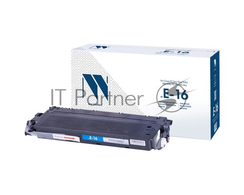 Картридж NV Print совместимый Canon E-16 для FC-2xx/3xx/530/108/208/PC-7xx/PC-8xx (2000k)