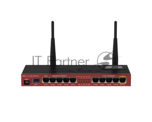 Сетевое оборудование MikroTik RB2011UiAS-2HnD-IN RouterBOARD with indoor case and power supply