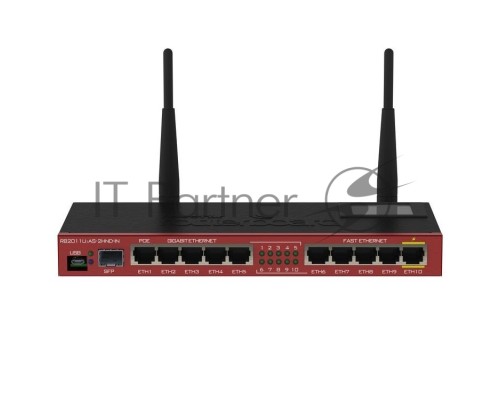 Сетевое оборудование MikroTik RB2011UiAS-2HnD-IN RouterBOARD with indoor case and power supply