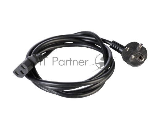 Шнур питания с заземл. IEC 60320 C13/EU-Schuko, 10А/250В (3x1,0), длина 3 м. (R-10-Cord-C13-S-3)