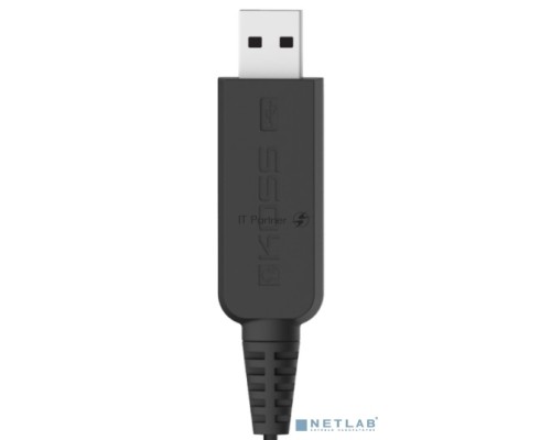 Гарнитура KOSS CS-95 USB для ПК, 32 Ом, 91 dB, чёрн/серебр