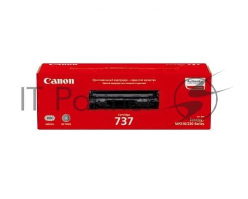 Картридж лазерный Canon 737 (9435B004) черный (2400 стр.) для Canon MF 211/212w/216n/217w/226dn/229dw/232w/237w/244dw/247dw/249dw