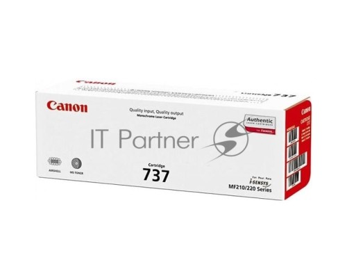 Картридж лазерный Canon 737 (9435B004) черный (2400 стр.) для Canon MF 211/212w/216n/217w/226dn/229dw/232w/237w/244dw/247dw/249dw