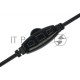 Наушники мониторные Oklick HP-M211V 1.8м черный проводные (оголовье)